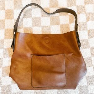 Joy Susan Womens Faux Leather Hobo Handbag